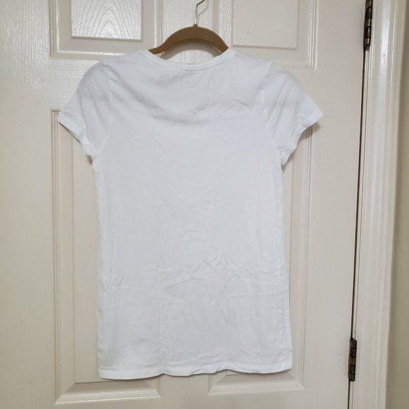 GAP Women's White M SS T-Shirt FEMME 54023 - Picture 6 of 6